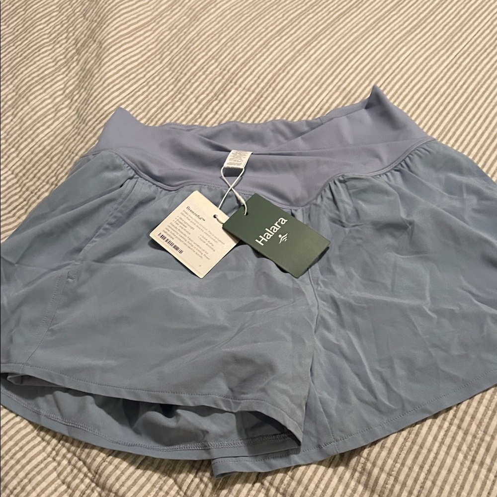 HALARA Light Blue Athletic Shorts